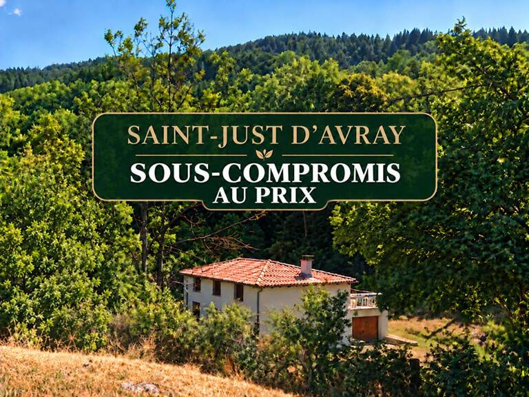 SOUS OFFRE  !  SAINT-JUST D'AVRAY - Maison 4 pièces 93 m2 sur 2863m2 de terrain — photo 1