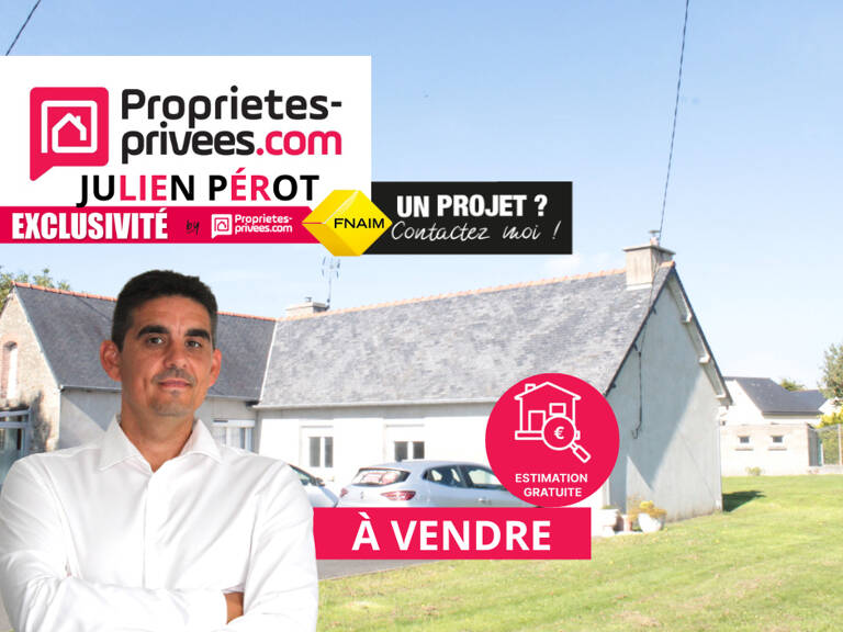 Exclusivité VENTE AUX ENCHÈRES MIZAPRI! Côtes d'Armor 22150 Hénon. Maison de plain-pied, 3 chambres, garages, terrain constructible et divisible — photo 1