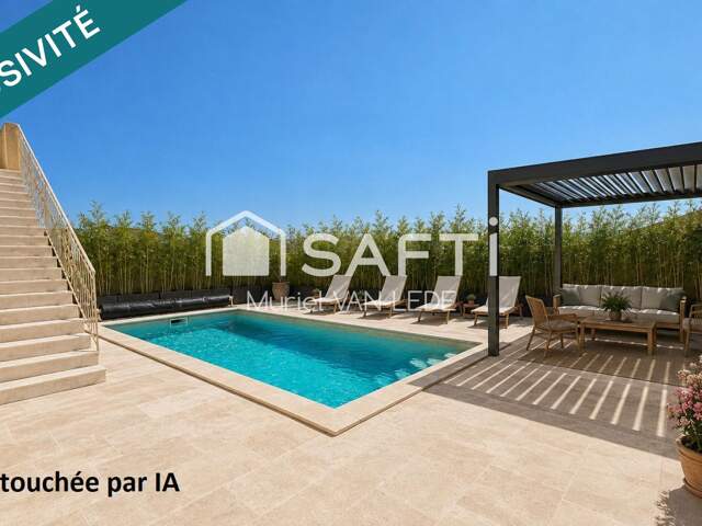 Maison 4 pièces avec piscine et garage de 110 m². — photo du bien