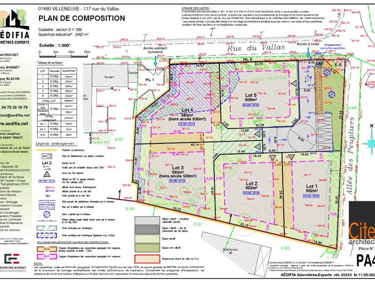 VILLENEUVE- Terrain constructible de 508m² - viabilisé - libre constructeur — photo 1