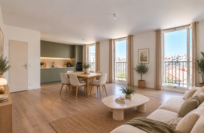T2 rénové   Dernier étage   Balcon filant   Vue dégagée — photo du bien