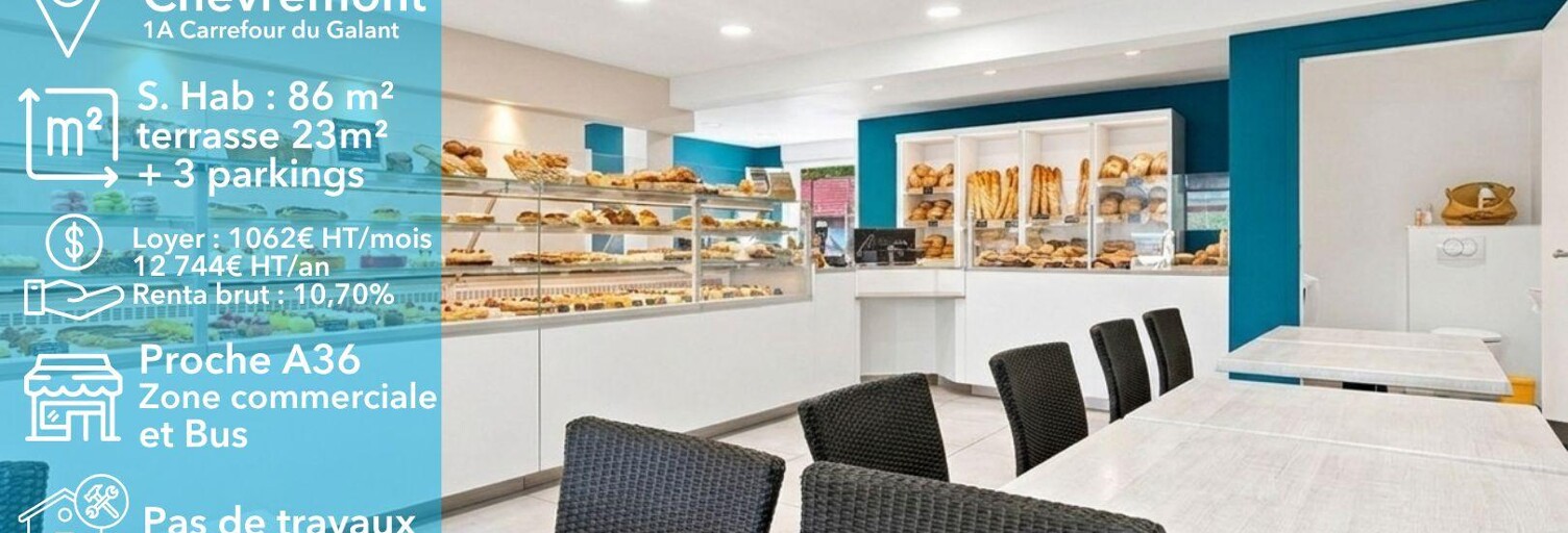 Commerce  86 m² à vendre à Chèvremont (90340)