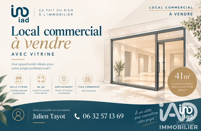 Vente Boutique/Local commercial 41 m&sup2; — photo du bien
