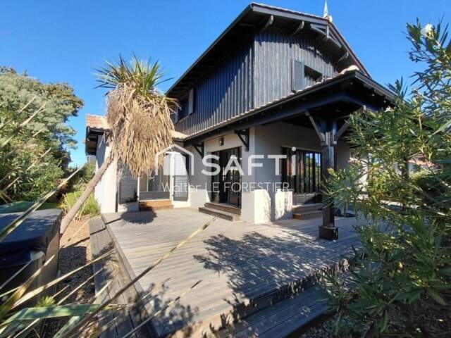 MAISON NEUVE DE 4 CHAMBRES AVEC GARAGE 100 METRES DU BASSIN ET PLAGE — photo du bien