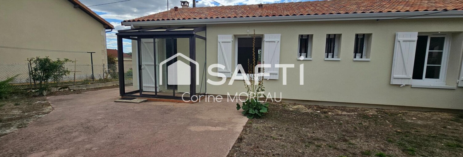 Maison 4 Pièces 70 m² à vendre à Linars (16730)