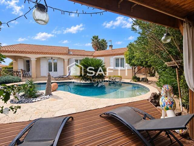 Maison 3 chambres, garage, piscine — photo du bien