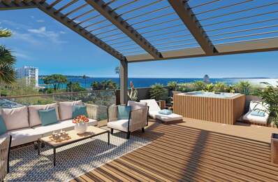 JUAN-LES-PINS – DUPLEX TOIT-TERRASSE NEUF AVEC VUE MER PANORAMIQUE — photo du bien