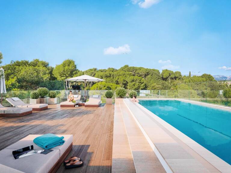APPARTEMENT NEUF ANTIBES - DERNIER ÉTAGE - CALME - PISCINE — photo 1