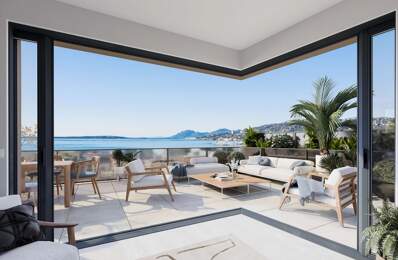 Programme neuf Juan Les Pins - appartement 4 pièces - vue mer — photo du bien