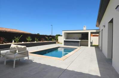 Villa contemporaine de plain pied 125m² sur terrain de 433m² avec piscine et garage — photo du bien