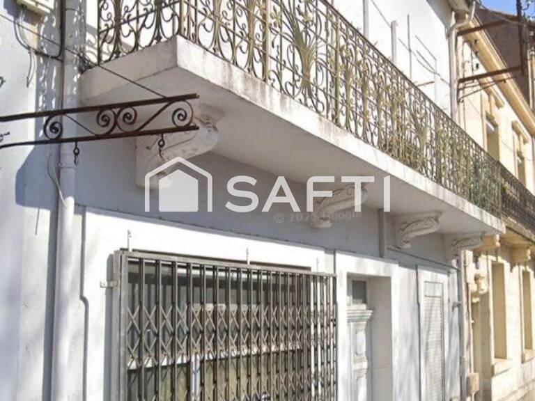 Maison de ville quartier Émile Zola Béziers avec appartement et local commercial en rez-de-chaussée — photo 1