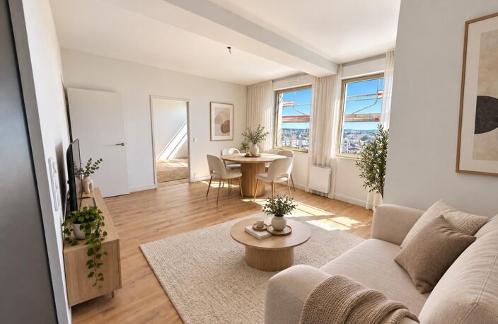 Un appartement neuf aux volumes généreux et prestations contemporaines, sublimé par une vue dégagée sur les toits de Bordeaux — photo 5