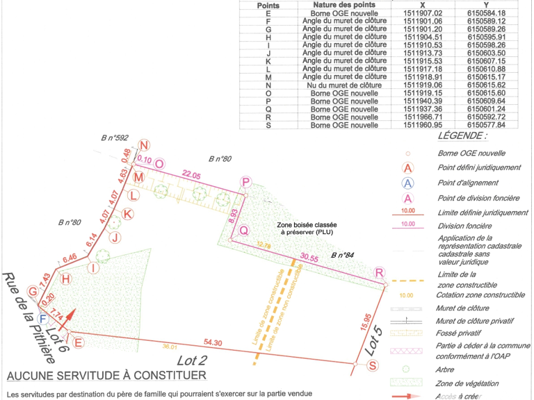 Vente Terrain à bâtir 1 361 m&sup2; — photo 1