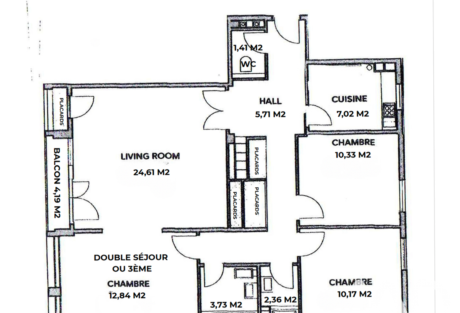 Vente Appartement 4 pièces — photo 1