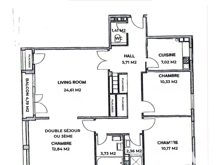Vente Appartement 4 pièces — photo 1