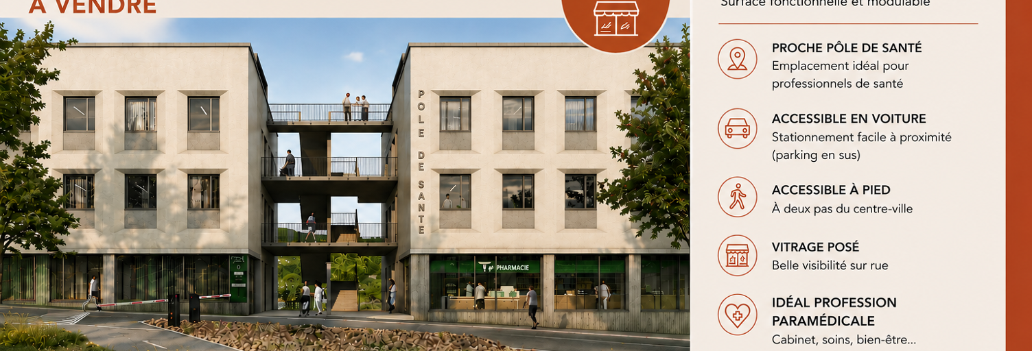 Commerce 1 Pièce 158 m² à vendre à Tarare (69170)
