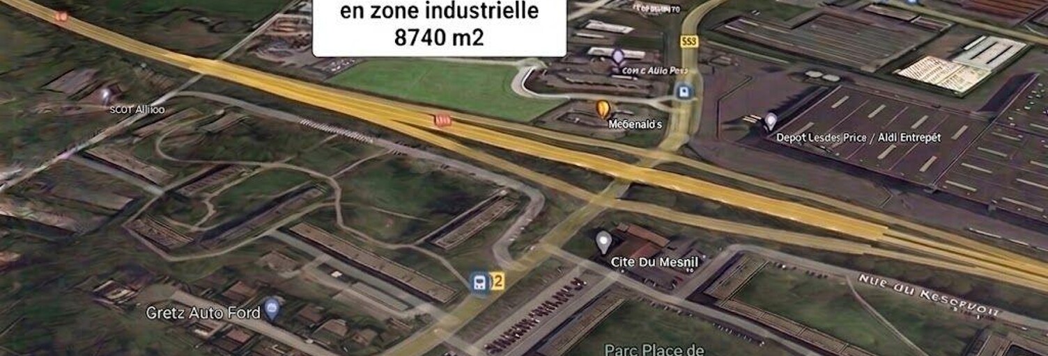 Terrain  8740 m² à vendre à Gretz-Armainvilliers (77220)