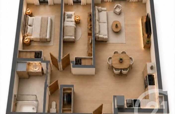 Vente appartement 3 pièces 63 m² Thiais (94320) — photo 3