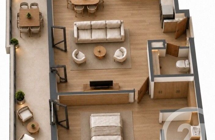 Vente appartement 2 pièces 44 m² Thiais (94320) — photo 3