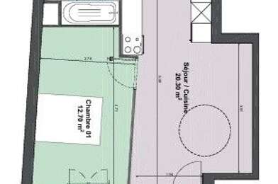 Appartement 2 pièces 249000 €