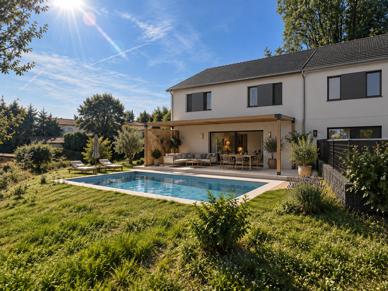 TERRAIN DE 200M2 POUR UNE MAISON DE 75M2 — photo 1