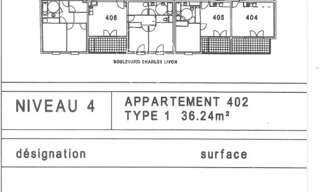 Appartement 1 Pièce 36 m² à vendre à Marseille 7 (13007)