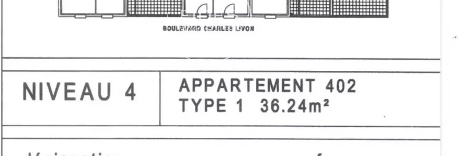 Appartement 1 Pièce 36 m² à vendre à Marseille 7 (13007)