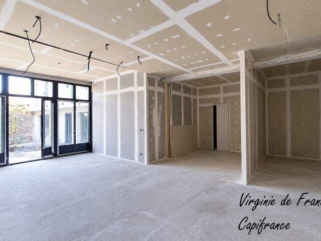 75019-A vendre appartement LOFT- 80 m2 avec jardin-Quartier Mouzaia-2 chambres - proche - L7bis et L11 et Parcs — photo du bien