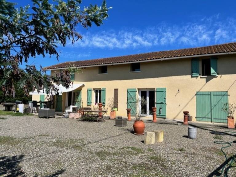 PLAISANCE (32): belle MAISON DE CAMPAGNE XIX de 115m2 environ SANS TRAVAUX, SANS VIS A VIS, lumineuse, sur un terrain arboré et potager de 2200m2 clos — photo 1