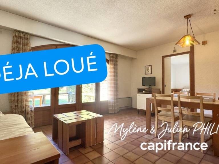 À LOUER – T2 meublé avec jardin privatif et terrasse – ANCELLE (05) — photo 1
