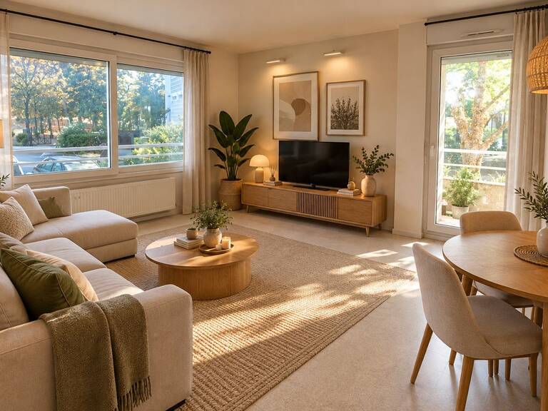 T2 de 48,63 m² à Fontaines-sur-Saône au prix de vente de 96 700 € — photo 1