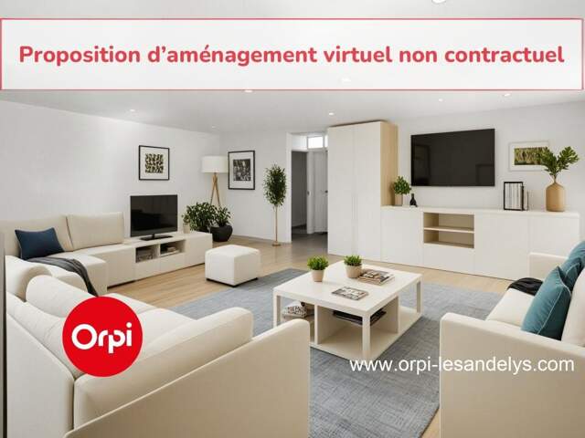 Bel appartement avec balcon dans résidence sécurisée Les Andelys centre ville  105 m² — photo du bien