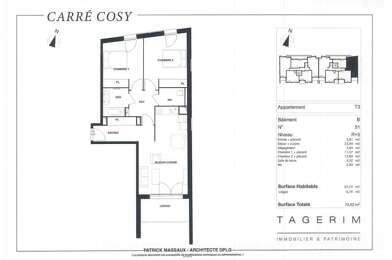 Appartement 3 pièces 829 €