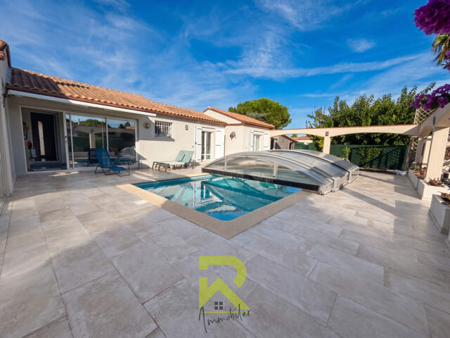 GRAU D'AGDE VILLA EN PLAIN-PIED T5 - PISCINE - GARAGE - PROC — photo du bien