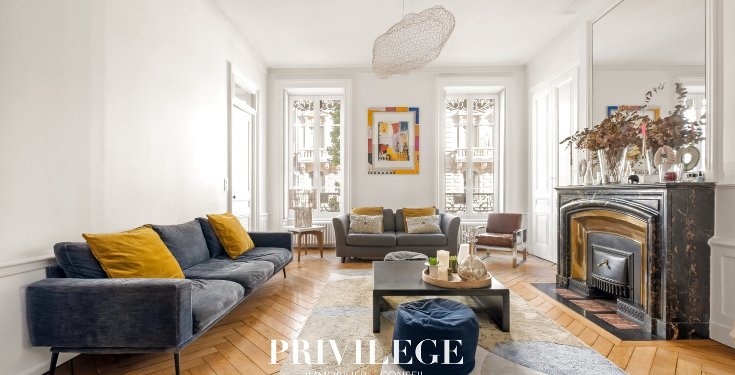 Appartement bourgeois de 110 m2   Lyon 3e, quartier Préfectu — photo 1