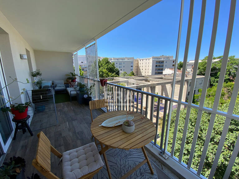 Appartement meublé à louer Marseille 10ème 3 pièces 57m2  Résidence sécurisée de 2019  Lumineux  Grande Terrasse 18m2 Parking privé — photo 1