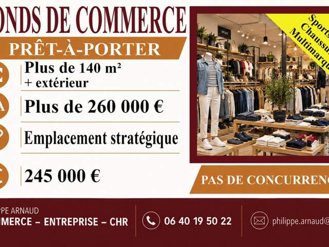 FDC de prêt-à-porter — photo du bien