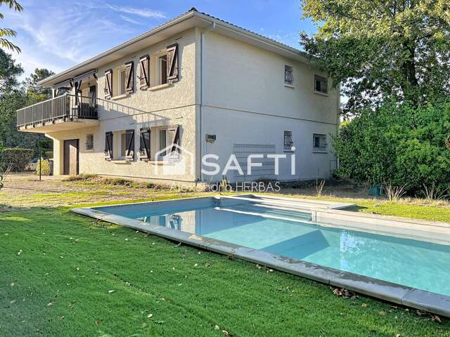 CESTAS  PROCHE BOURG  4 CHAMBRES  PISCINE  FORT POTENTIEL — photo du bien