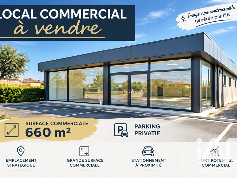 Vente Boutique/Local commercial 660 m&sup2; — photo 1