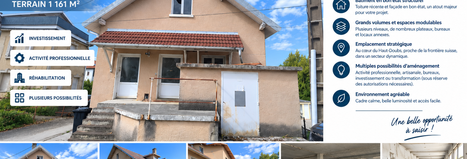 Commerce  1350 m² à vendre à Charquemont (25140)