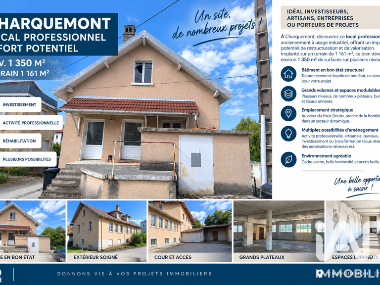 Vente Boutique/Local commercial 1 350 m&sup2; — photo 1