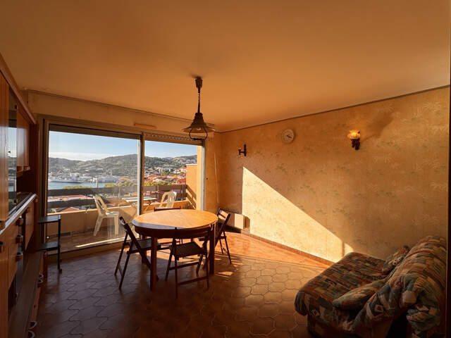 PORT-VENDRES T2 AVEC TERRASSE ET VUE IMPRENABLE SUR LE PORT — photo du bien