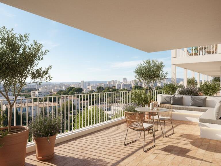 --MAGNIFIQUE T3 DISPOSANT DE SA TERRASSE DE 30M² A 200M DU METRO — photo 1