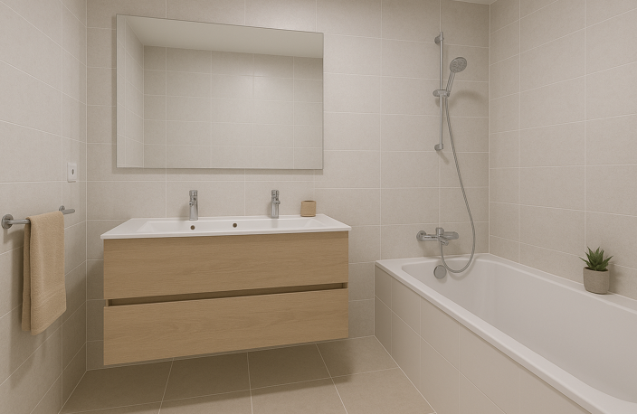 RARE ET EXCLUSIF – MAISON DE VILLE NEUVE EN DUPLEX AVEC JARDIN ET TERRASSE, 4 PIÈCES, AU CŒUR D’UNE  — photo 3