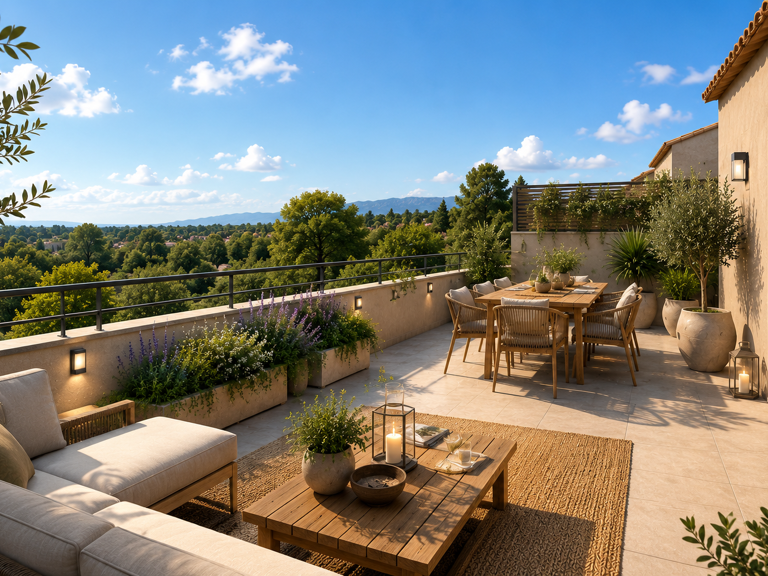 --UN T4 MODERNE AVEC TERRASSE DANS UN CADRE RÉSIDENTIEL RECHERCHÉ ! — photo 1