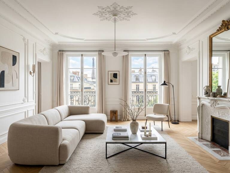 RARE & EXCEPTIONNEL – BEAU T3 HAUSSMANNIEN DE SÉDUCTION AU CŒUR DU 19ème - PROCHE METRO — photo 1