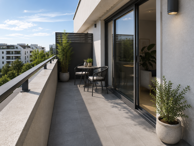 - T3 moderne / Grand balcon / TVA 5.5% — photo du bien