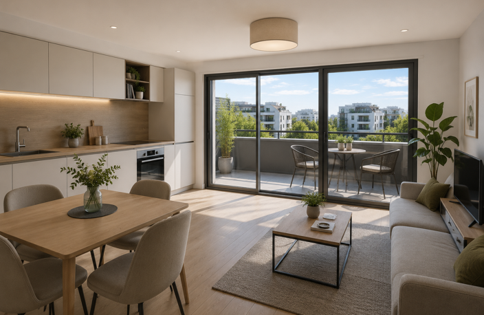 - T3 moderne / Grand balcon / TVA 5.5% — photo 2