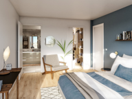  - Disponibilité immédiate T3+balcon 5 min Gare et centre-ville — photo 4