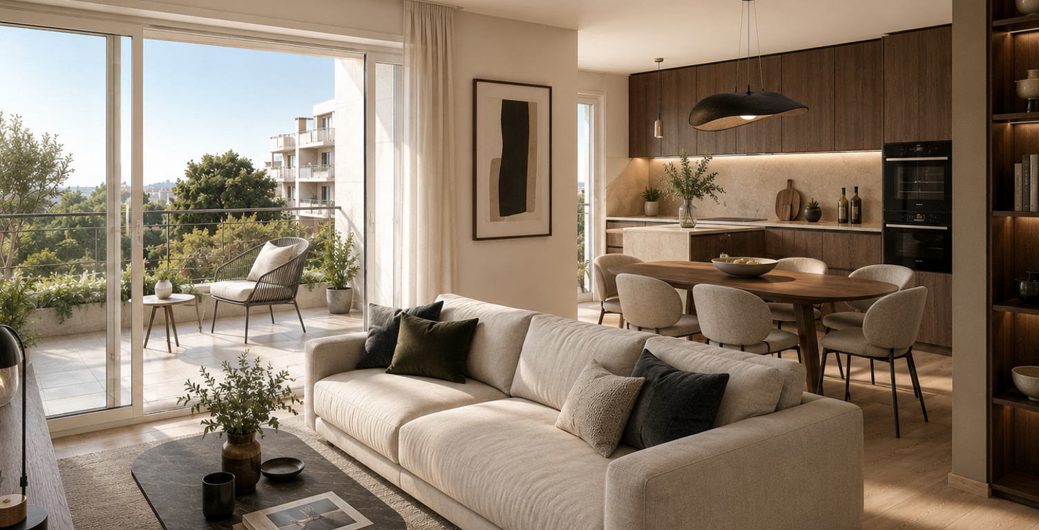 -SUITE PARENTALE | EXPOSITION SUD-EST | BALCON | PROCHE COMMERCES — photo 1